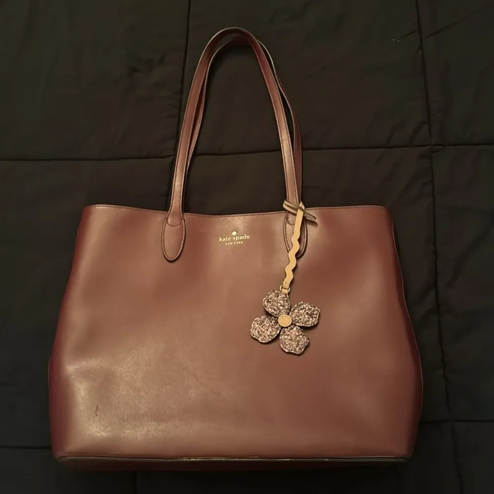 Kate Spade Purple/Maroon Medium sized tote.